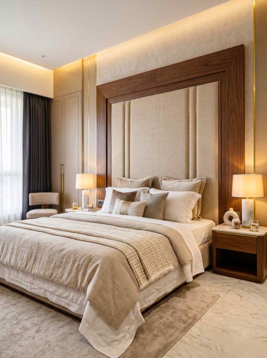 Bespoke upholstered headboards