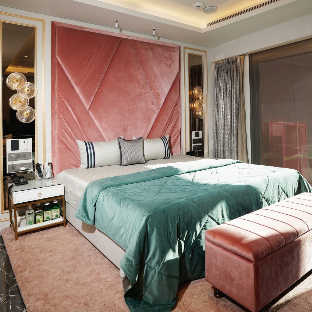 Bespoke upholstered headboards